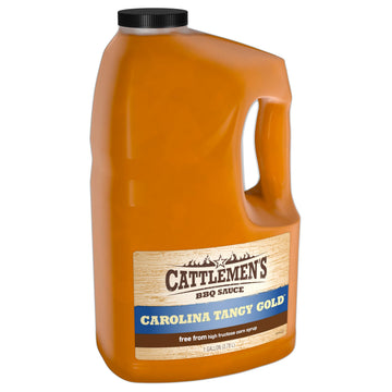 Cattlemens BBQ Sauce, Carolina Tangy Gold, 1 Gallon Bulk Container, Creamy Mustard & Sweet Molasses Blend