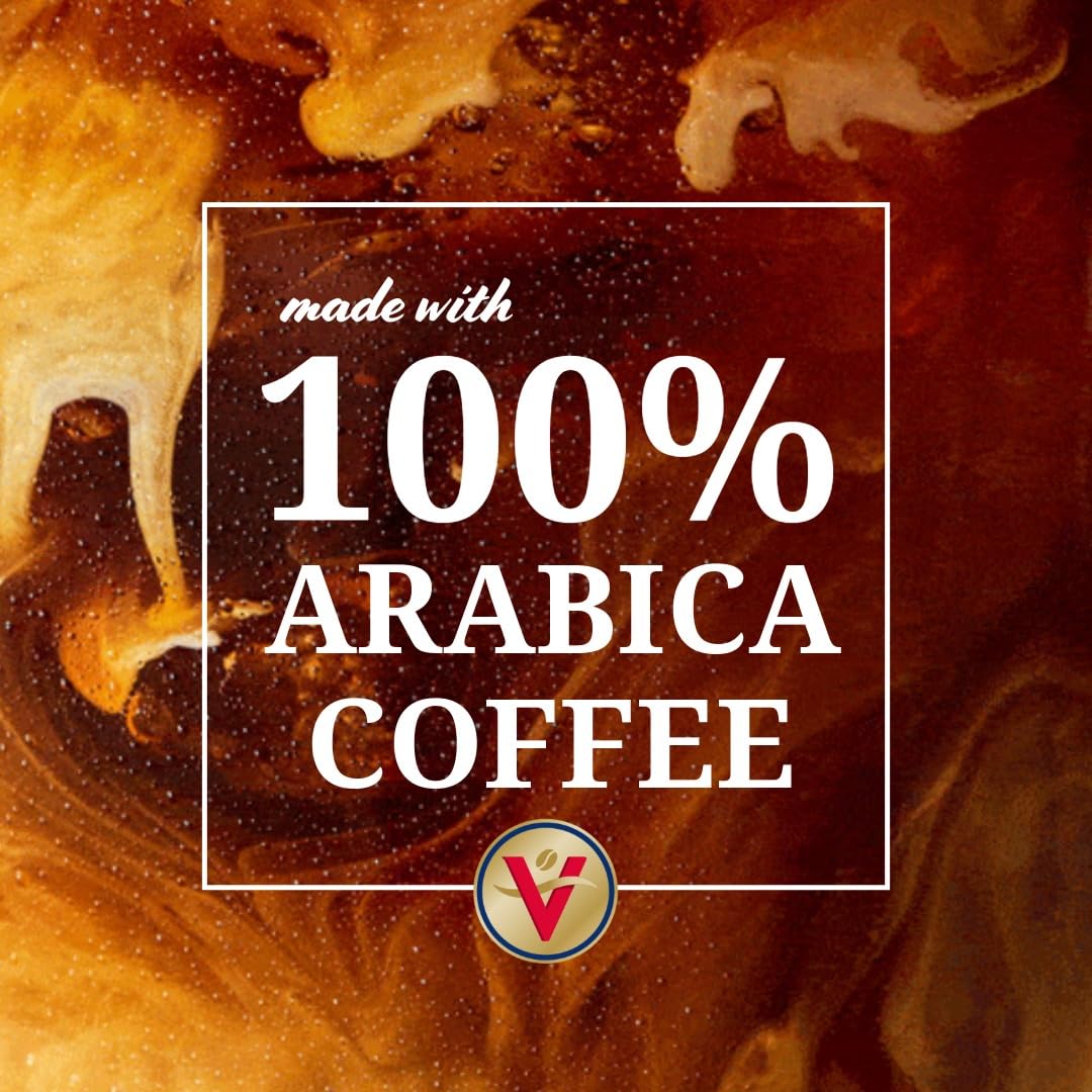 Victor Allens Coffee Caramel Macchiato Flavored Coffee Pods, Medium Roast, 12 Count, Compatible with Keurig K-Cup malt-inspired, Brown
