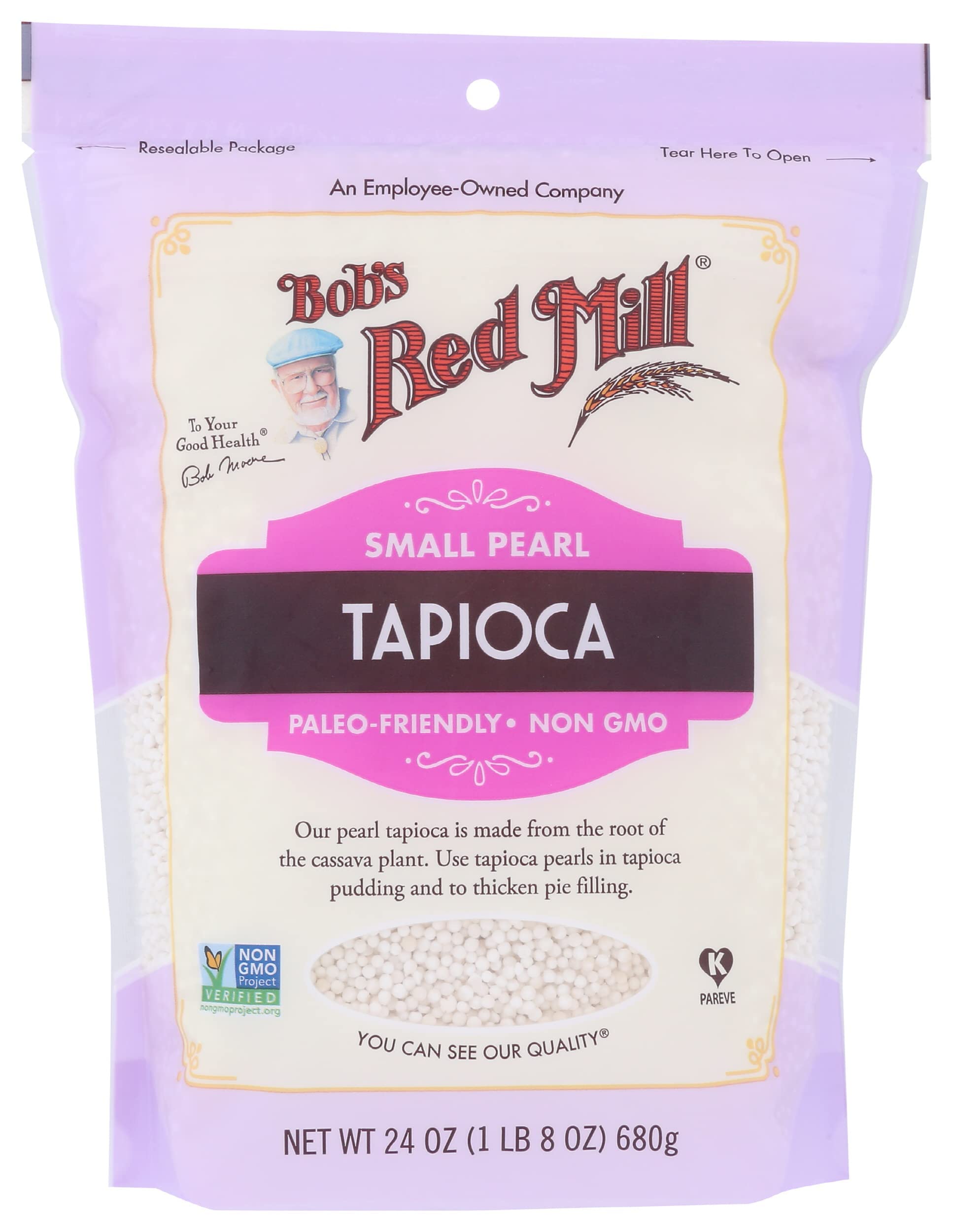 Bobs Red Mill Tapioca Small Pearl 24 Ounce Pack of 1