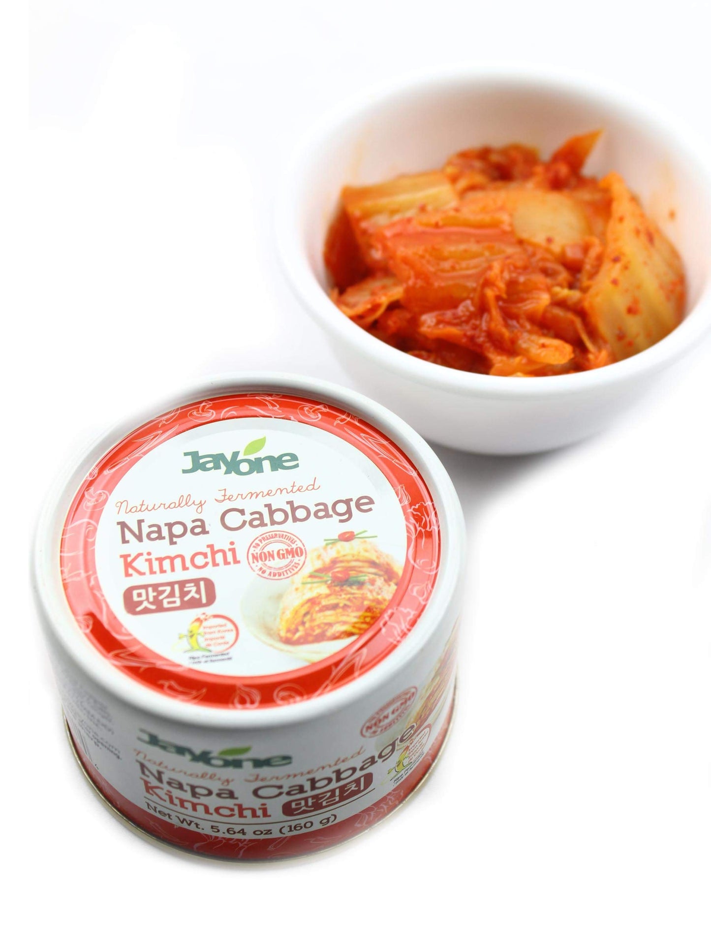 Korean Canned Kimchi, Napa Cabbage Kimchi, Naturally Fermented, Non-Gmo, No Preservatives, No Additives- (5.64Oz X 4)