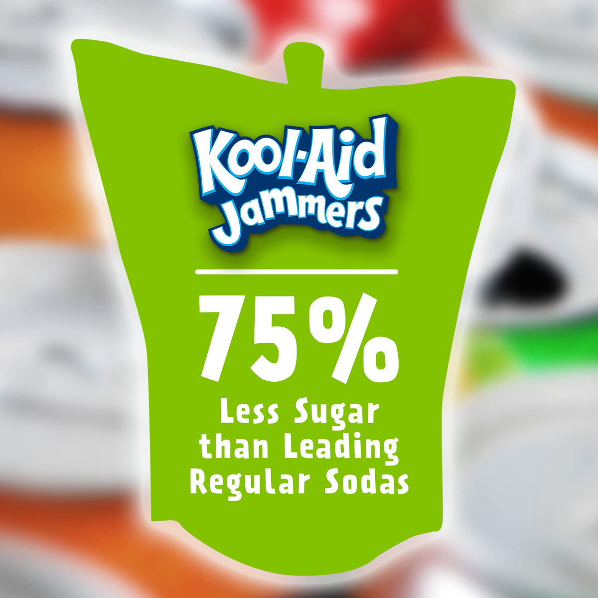 Kool-Aid Jammers Strawberry Kiwi Drink Pouches, 6 fl oz, 10 ct Box, Pink