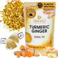 BREWIX Turmeric Ginger Herbal Tea Bags - Caffeine-Free Ayurvedic Blend, 50 Count, Gluten Free, Daily Wellness Ritual