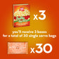 Jolly Time Healthy Pop Microwave Popcorn, 1.2Oz Personal Bag, 10 Bags Per Carton (Healthy Pop 100S - Butter & Sea Salt,1.2 Ounce (Pack Of 30))