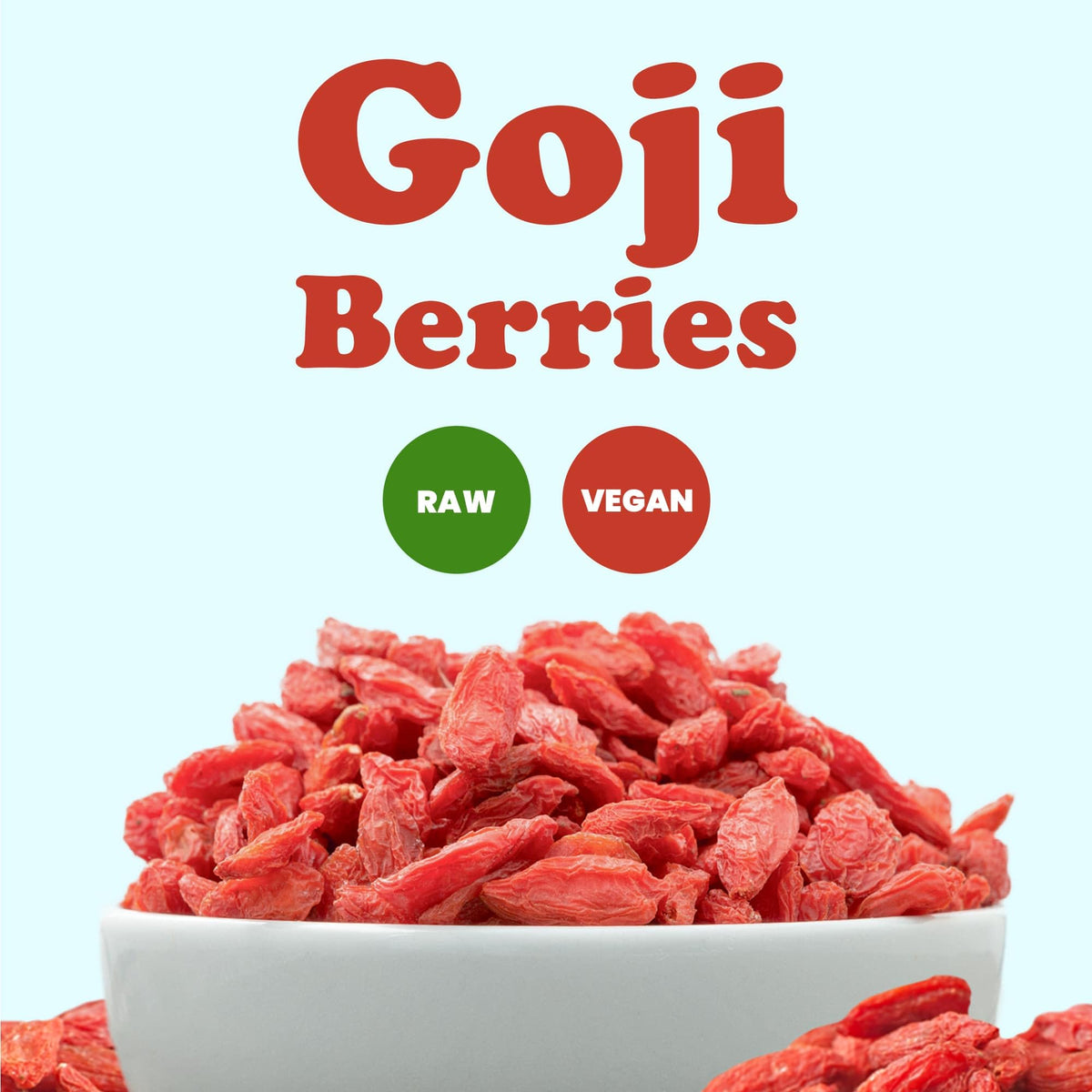 Food To Live Goji Berries, 6 Pounds Sun-Dried, Large And Juicy, Unsweetened, Vegan, Bulk. High In Iron, Vitamins A, And C. Fruit Snack. For Baked Goods, Tea, Smoothie, Yogurt, Oatmeal