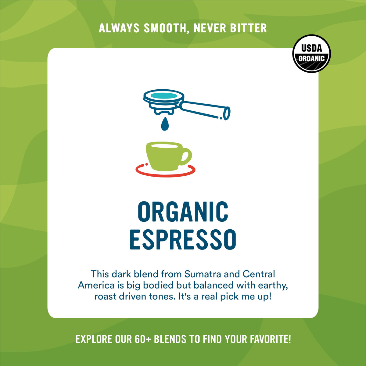 Camerons Coffee Roasted Whole Bean Coffee, Organic Espresso, 4 Pound