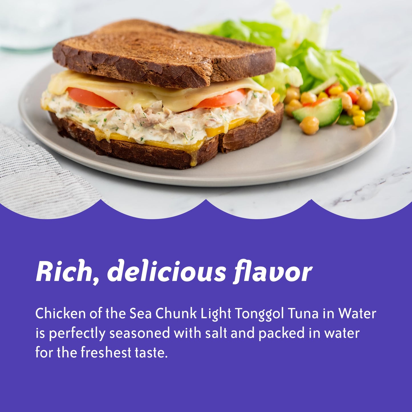 Chicken Of The Sea Chunk Light Tonggol Tuna In Water, Wild Caught Tuna, Foodservice Size, 66.5 Oz. Can (Pack Of 6)
