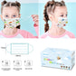 Mystcare Kids Disposable Face Mask 50 Pack Ages 5-12 Filter 3-Layer Safety Face Masks For Kids Daily Use.All Metal Nose Clips(Mu