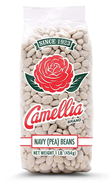 Camellia Brand Dried Navy (Pea) Beans, 1 Pound (2 Pack)