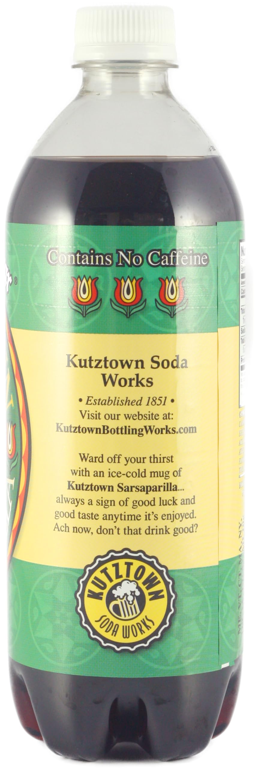 AmishTastes Kutztown Sarsaparilla Soda, 24 Oz. Bottles, Pack of 4, 1.5 Pound