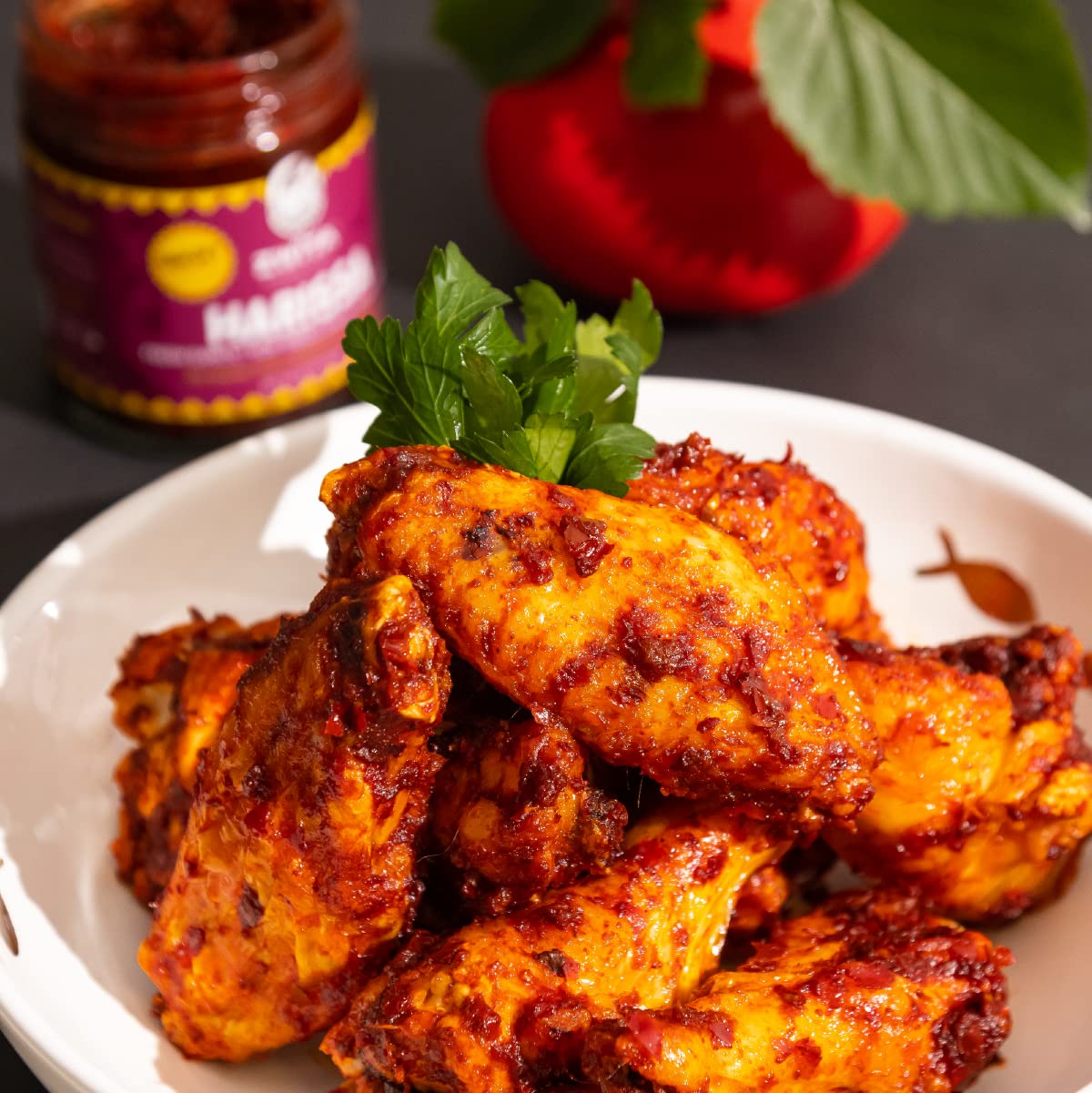 Zwita Spicy Harissa 6Oz | Tunisian Thick Sun Dried Chili Paste | Spicy Yet Doesnt Overwhelm Flavor | Harissa Paste | Sun Dried C