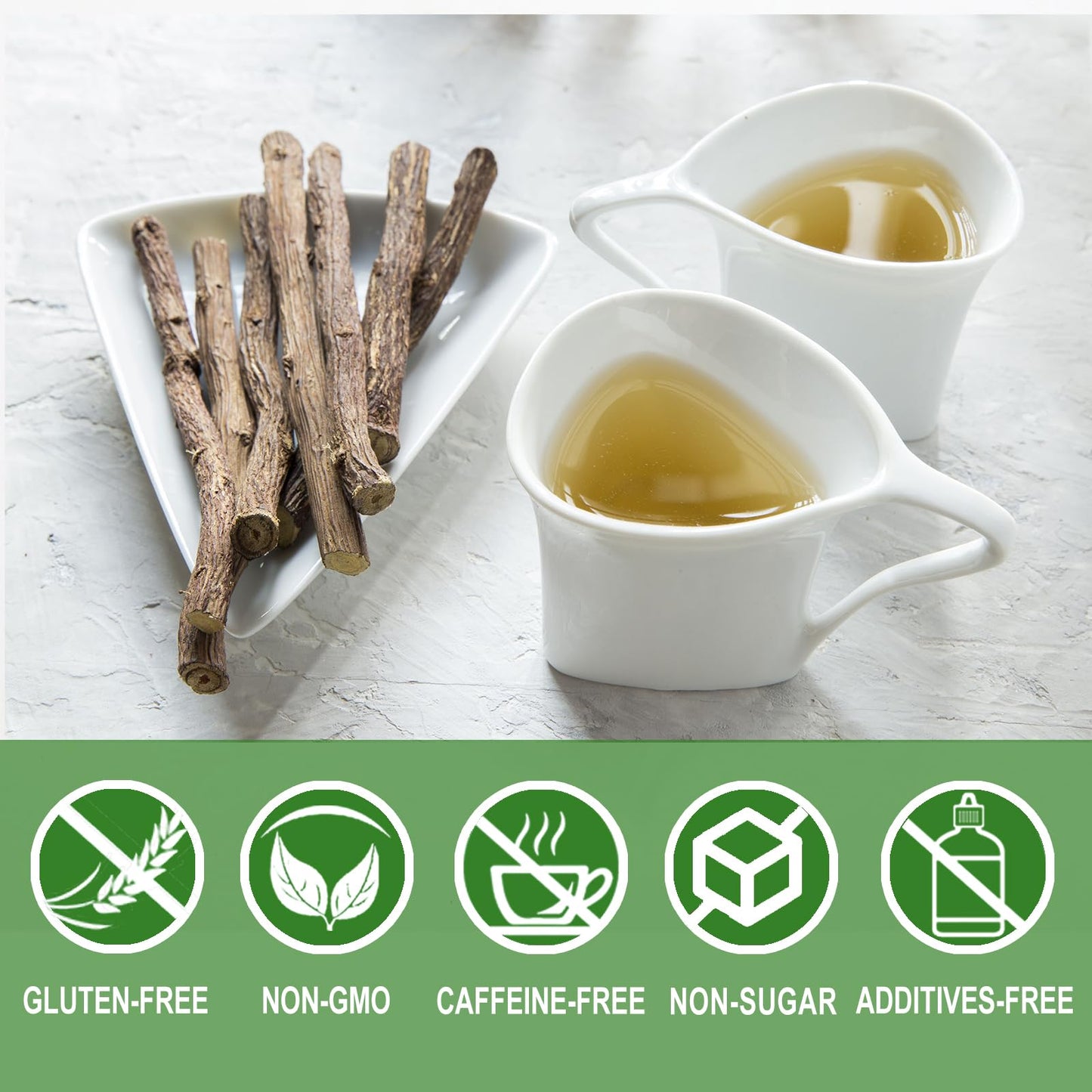 Jarteela Licorice Tea Bags - Caffeine-free, Non-GMO, Digestion Support - 40 Count (Pack of 1)