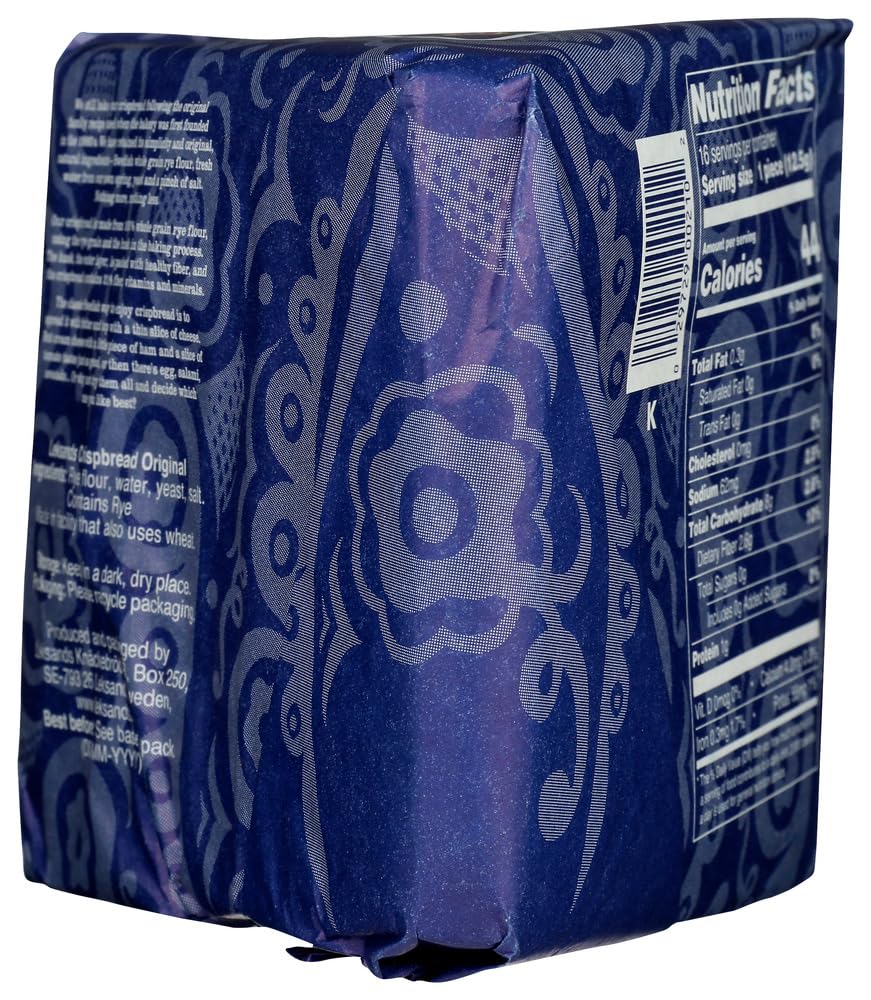Leksands Crispbread Triangl - 7.06 Ounce (Pack of 3) - Swedish Crispbread
