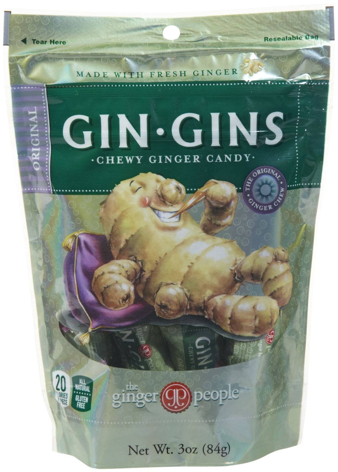 The Ginger People Original Ginger Chews - 3 Oz