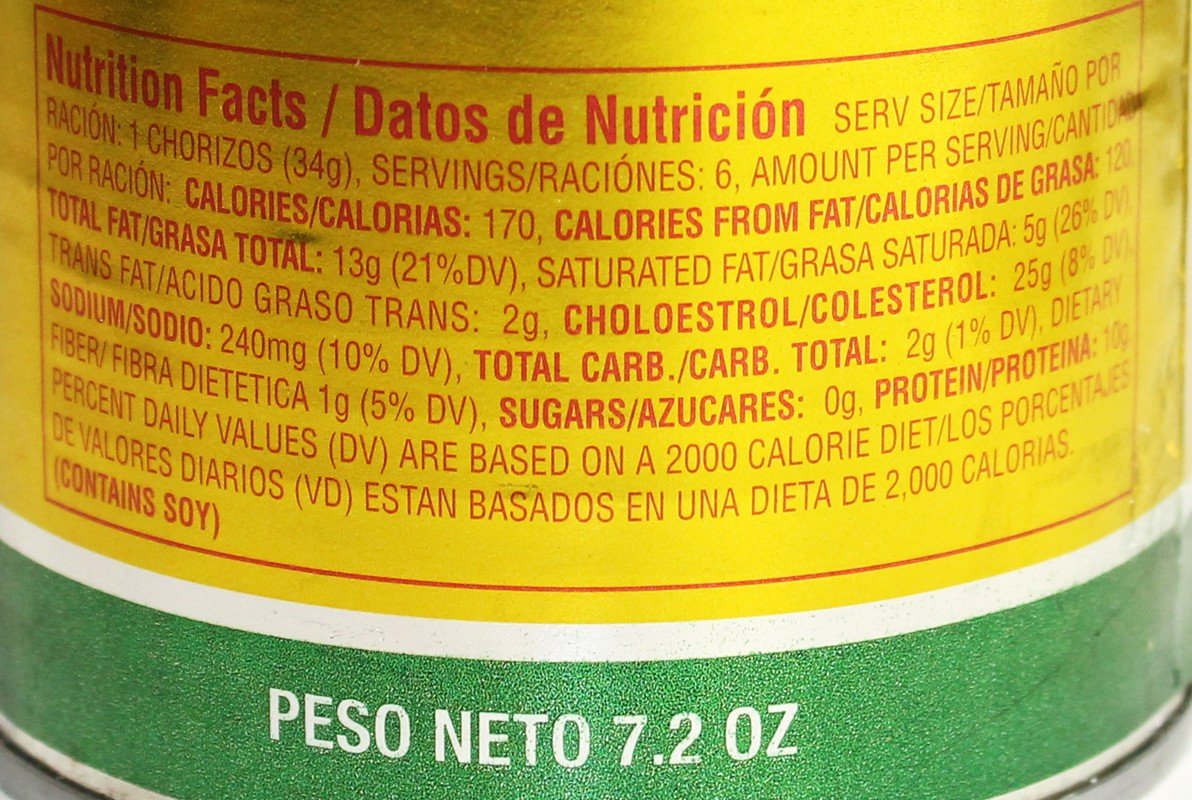 Chorizos In Lard El Ebro 7.2 Oz Cans . 6 Pack