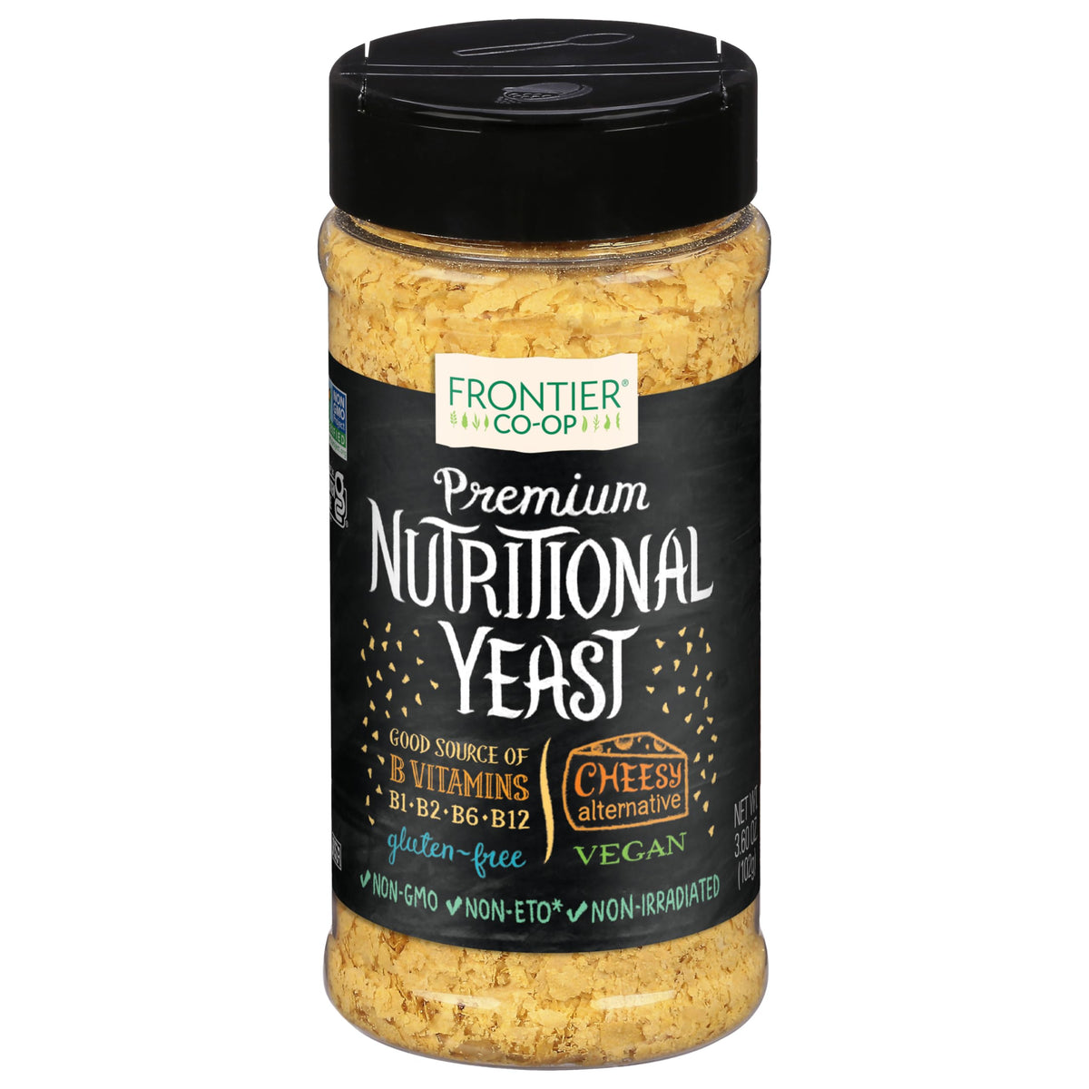 Frontier Co-op Yeast Nutritional Supplement, 3.6 Ounce, No Color