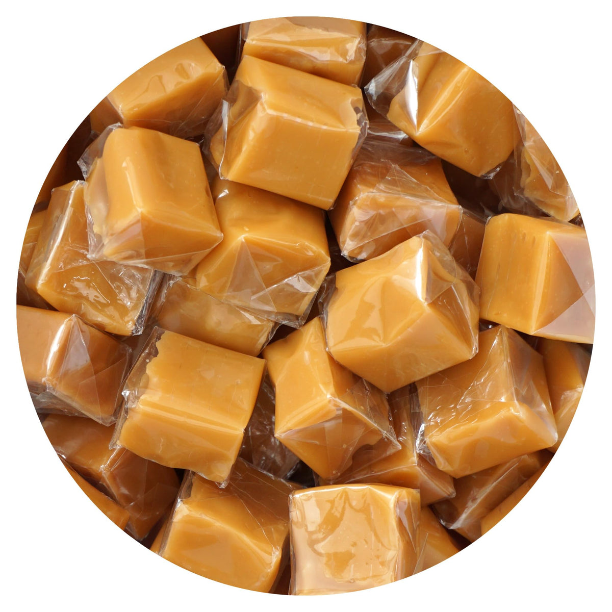 Caramel Squares Candy, 3 Pound Bulk Bag (Approximately 225 pieces), Vanilla Caramel Cubes, Individually Wrapped Chewy Candy