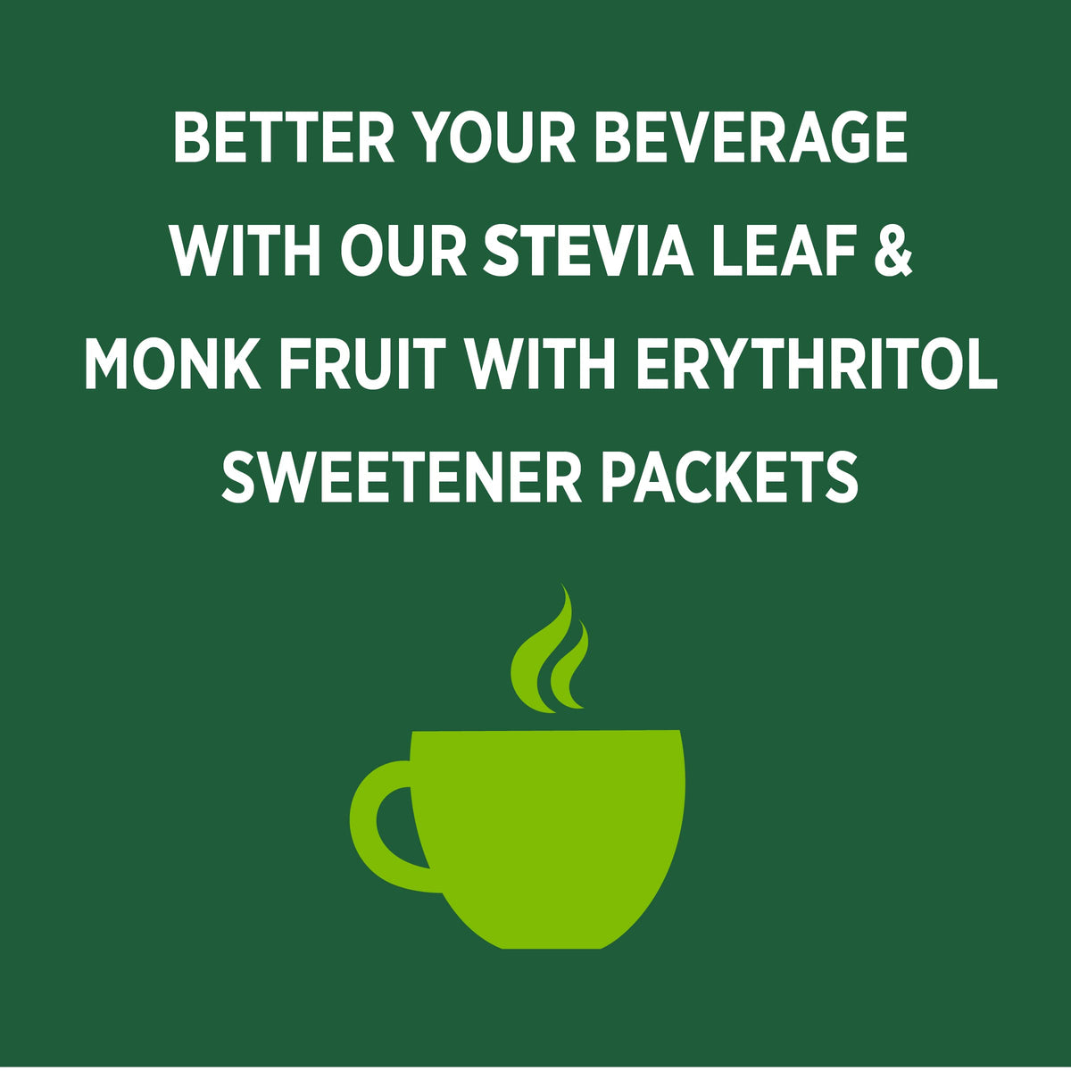 Whole Earth Stevia & Monk Fruit Sweetener, Erythritol, 40 Pack, 2 Ounce