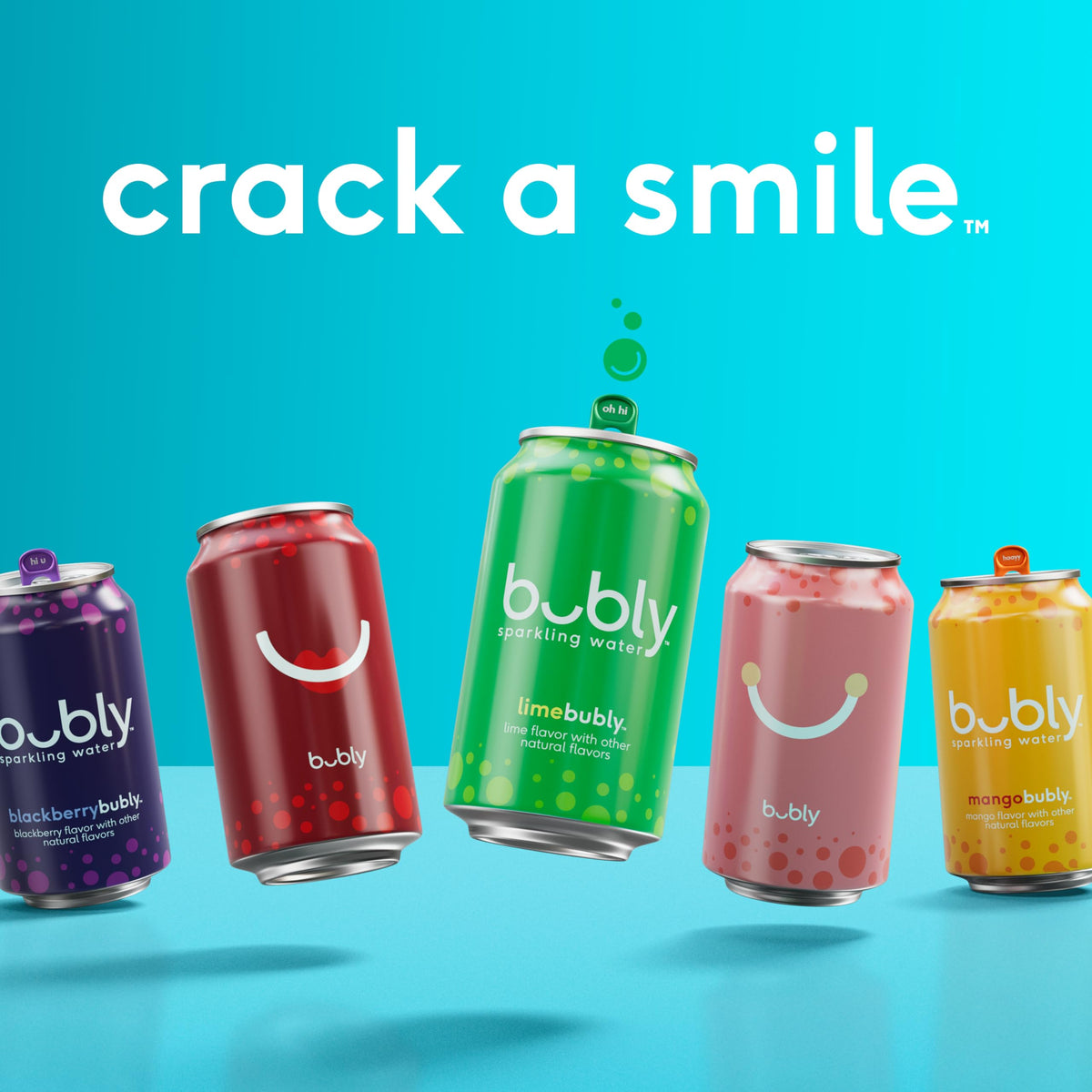 Bubly Sparkling Water, Bellini Bliss, Zero Sugar & Zero Calories, 12 fl oz Cans, (Pack of 8)