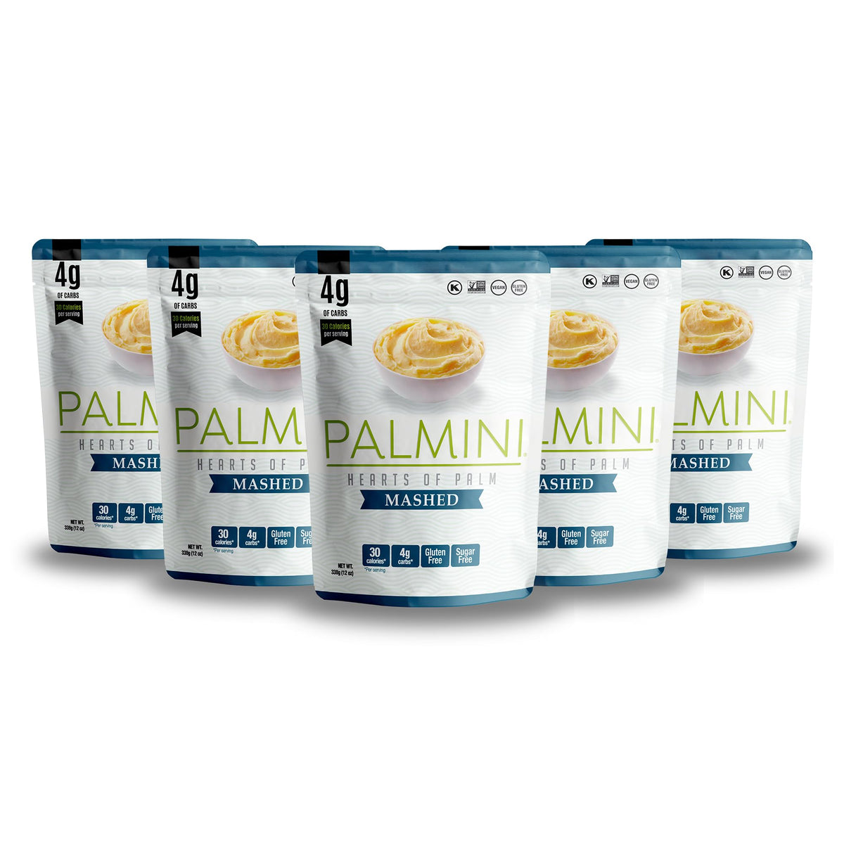 Palmini Low Carb Mashed, 4g Carbs, 12 Ounce (Pack of 6)