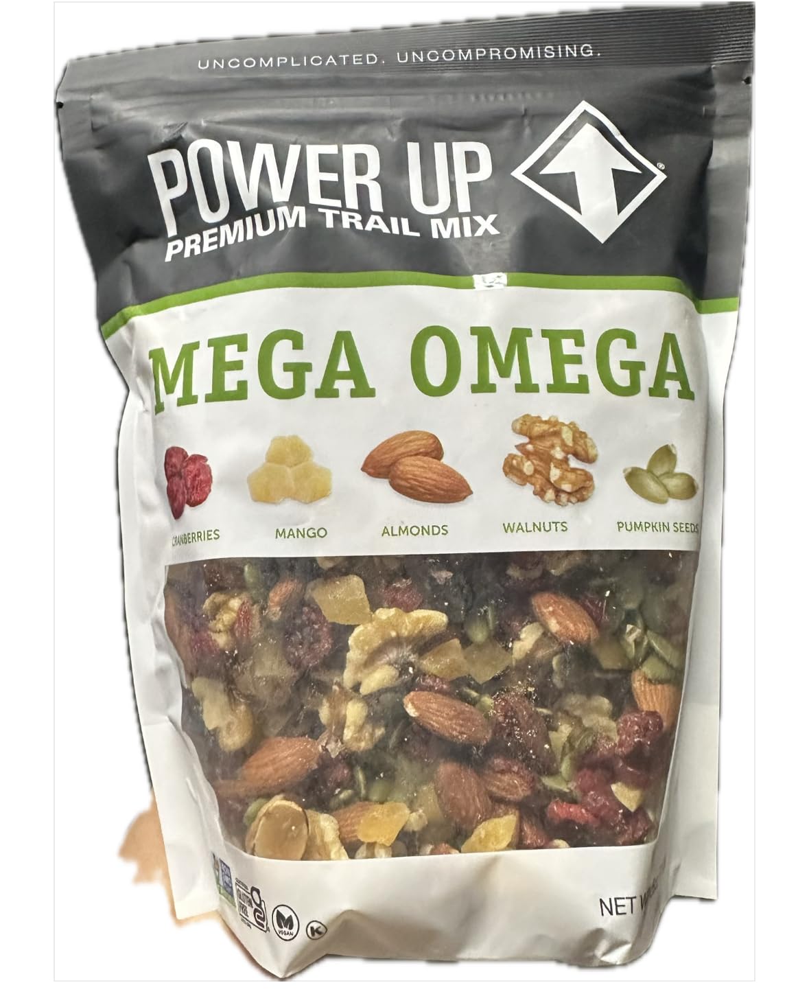 Power-Up Trail Mix  Mega Omega - Kosher (1 Pack of 26 oz)