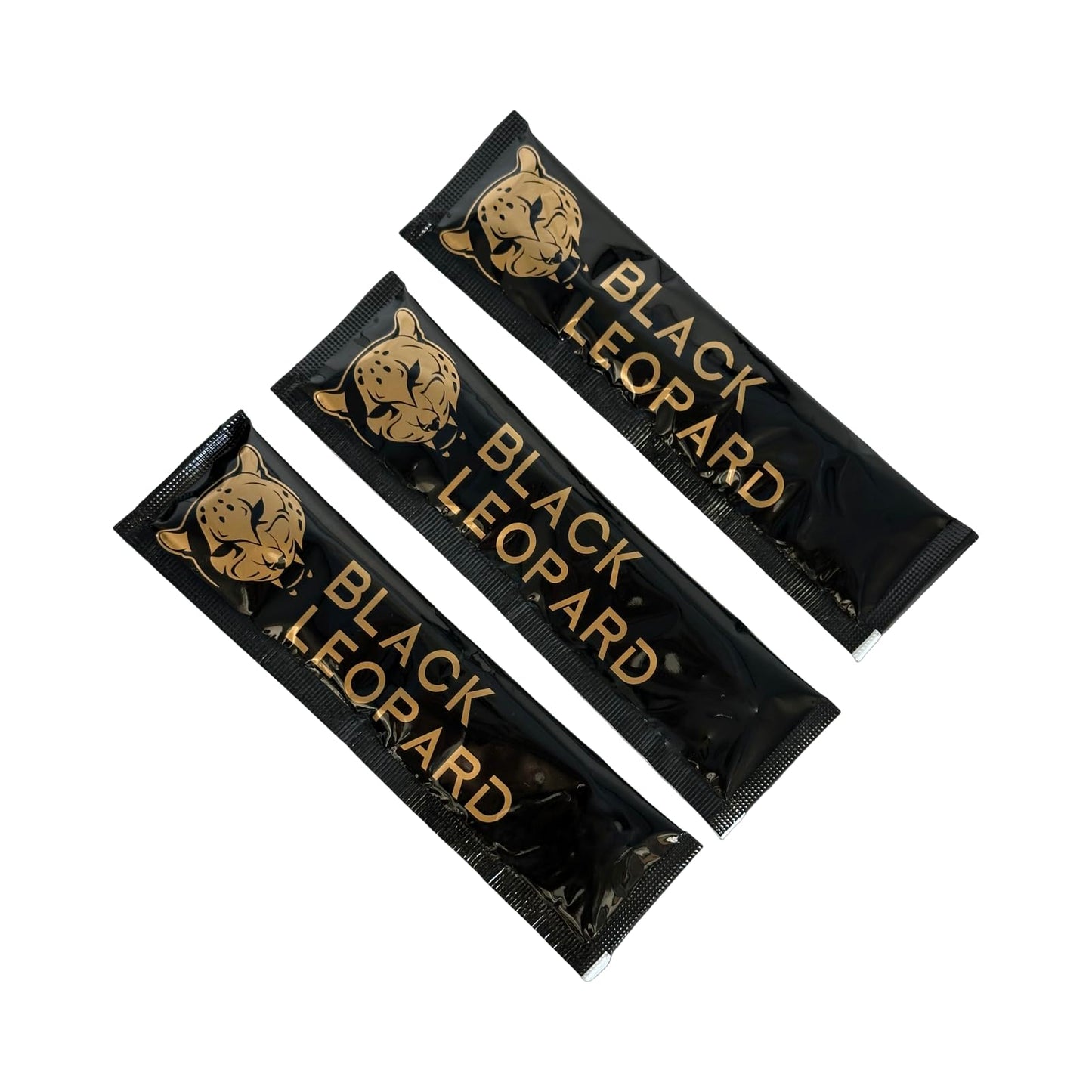Black Leopard Honey Packs- 20 Gram Satchets - Pack of 10 - enhanced Pure Honey with Jelly Bee Pollen
