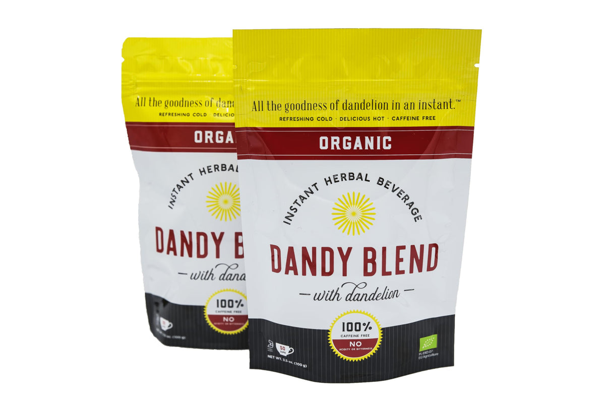 Dandy Blend Instant Herbal Beverage With Dandelion - Organic 3.53 Oz (Pack Of 2)