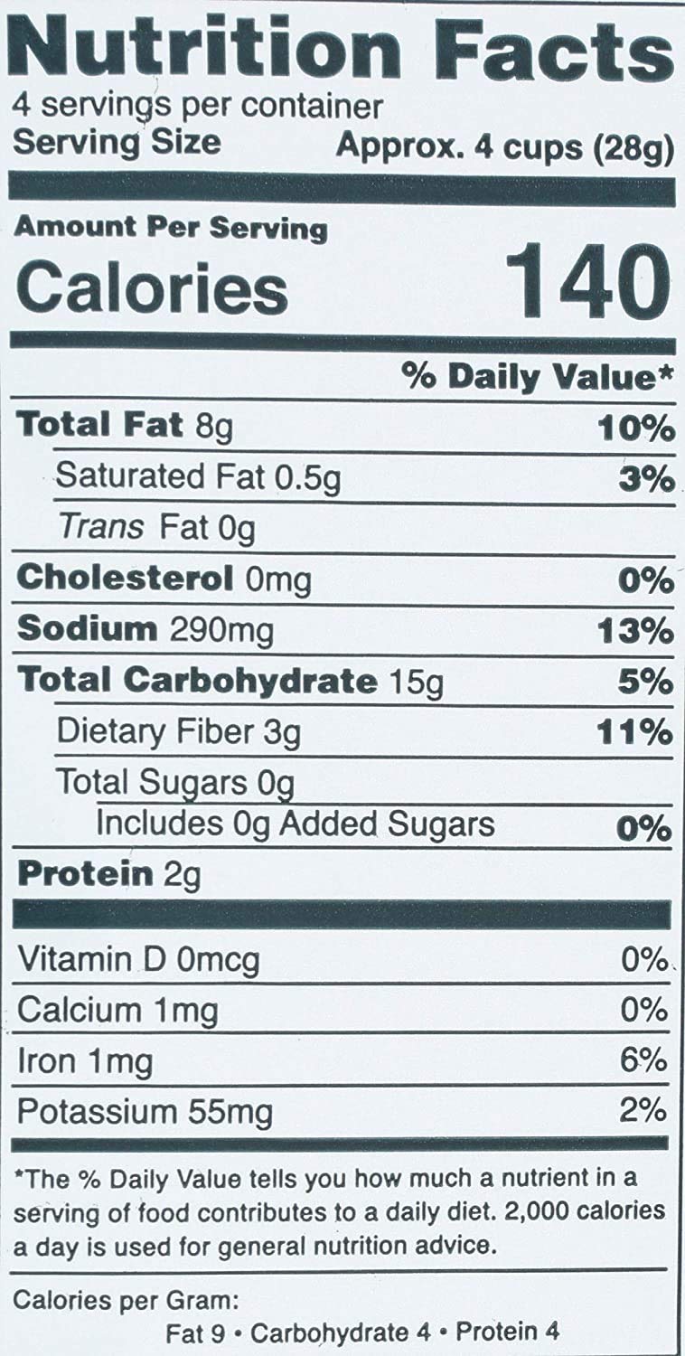Live Love Pop, Popcorn Salt And Vinegar, 4.4 Oz (Three Pack)