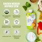 Serenity Kids 6+ Months Chicken Mexican Stew Baby Food Pouch - 3.5 Oz, Pack Of 12 - Dv 5G Protein Baby Protein Pouches - Chicken Veggie Puree - On-The-Go Convenience