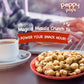 Peppy Pops Magical Masala Roasted Foxnuts 2 oz (57 gm) - Crunchy Makhana Snack, Vegan Gluten Free Protein Snack Pack, Low Calori