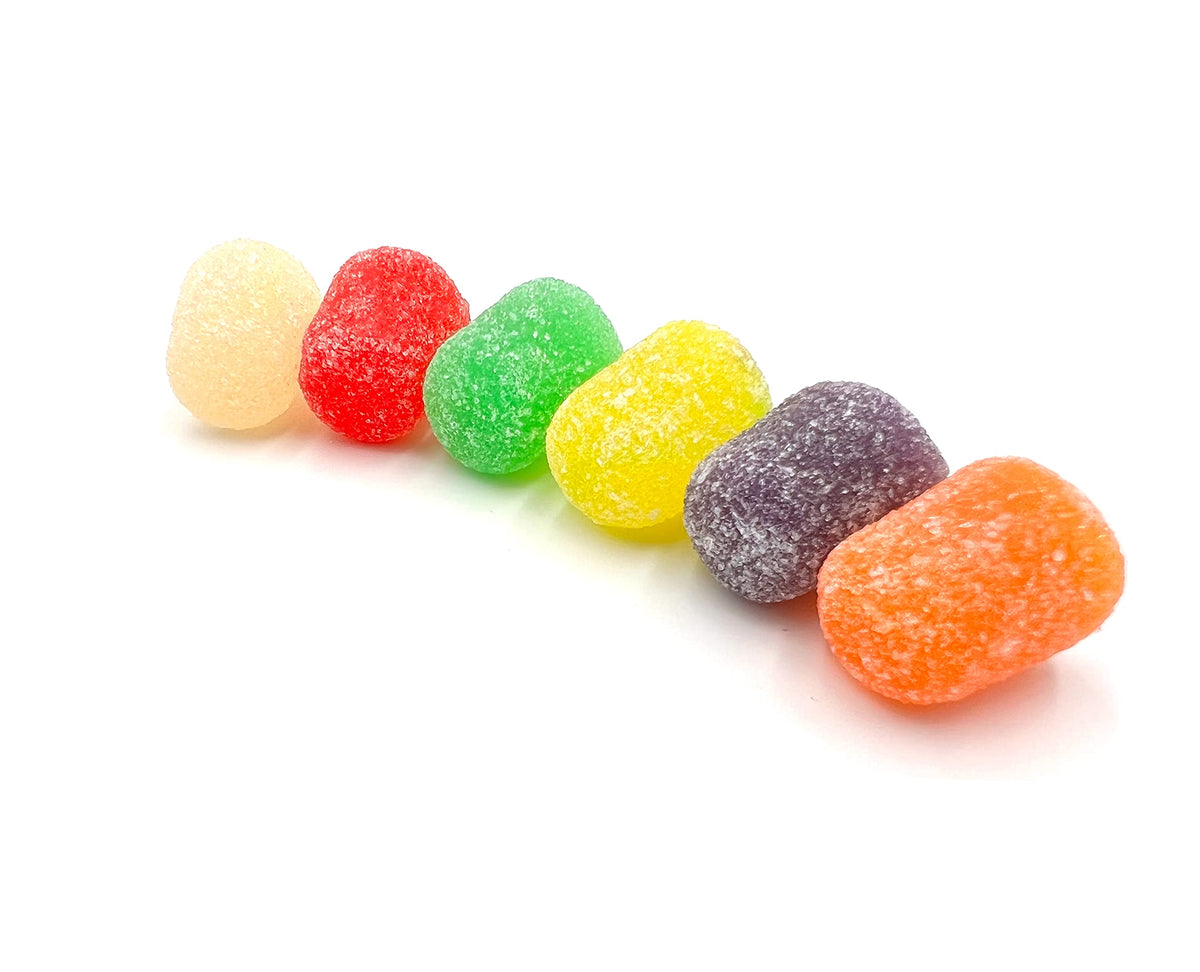 Spice Gum Drops Candy | 3 Pound Bag | Assorted Colorful Chewy Treats