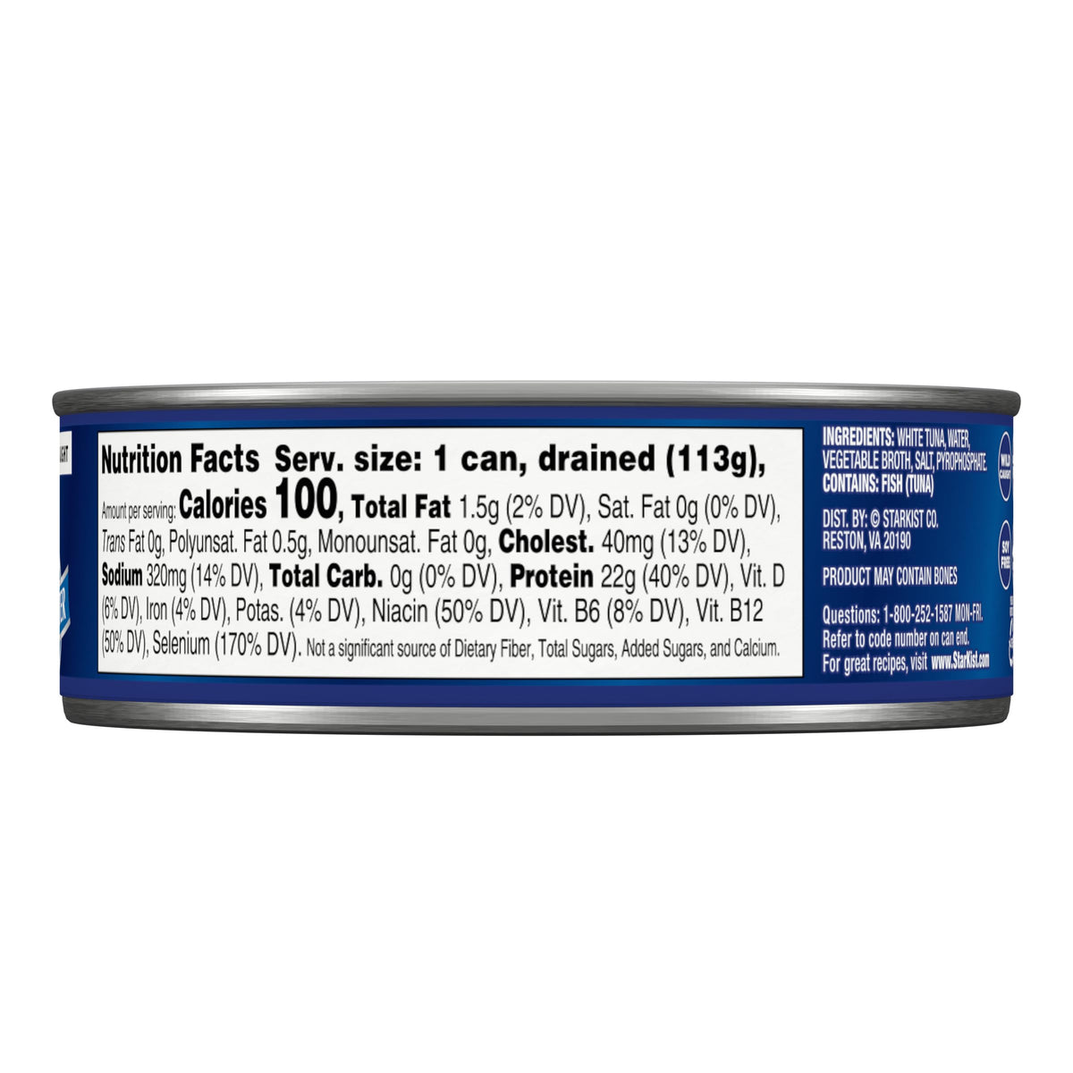 Starkist Chunk White Tuna In Water 5 Oz Can, 4 Count, Pack Of 1