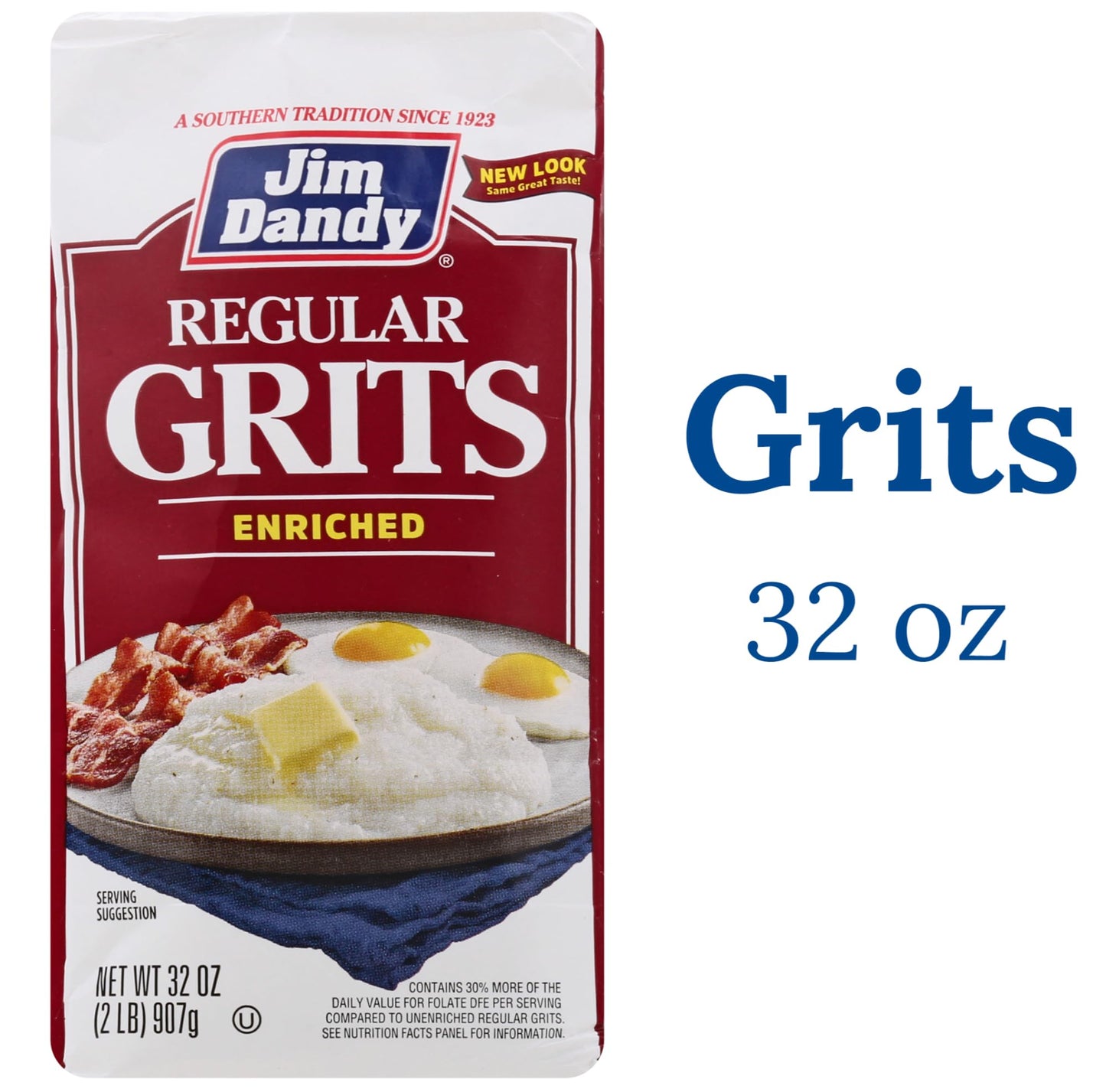 Jim Dandy Grits, Regular Enriched, 32 oz, 1 Pack
