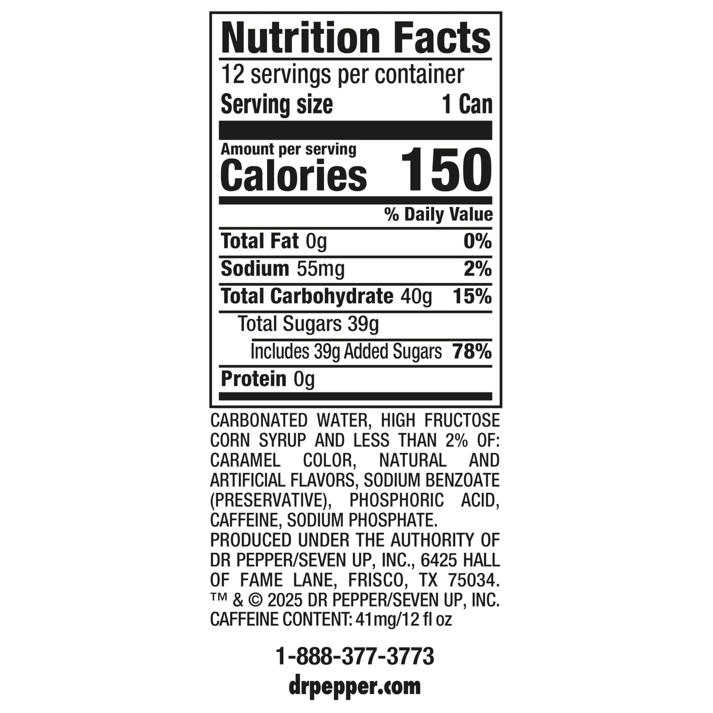 Dr. Pepper Blackberry 12oz 12pk