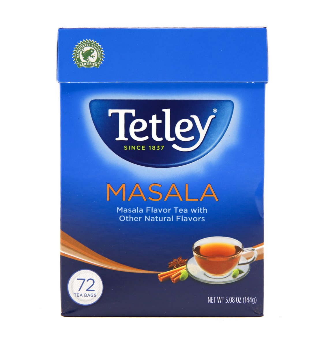 Tetley Tea, Masala, 72-Count Tea Bags (Pack Of 3)