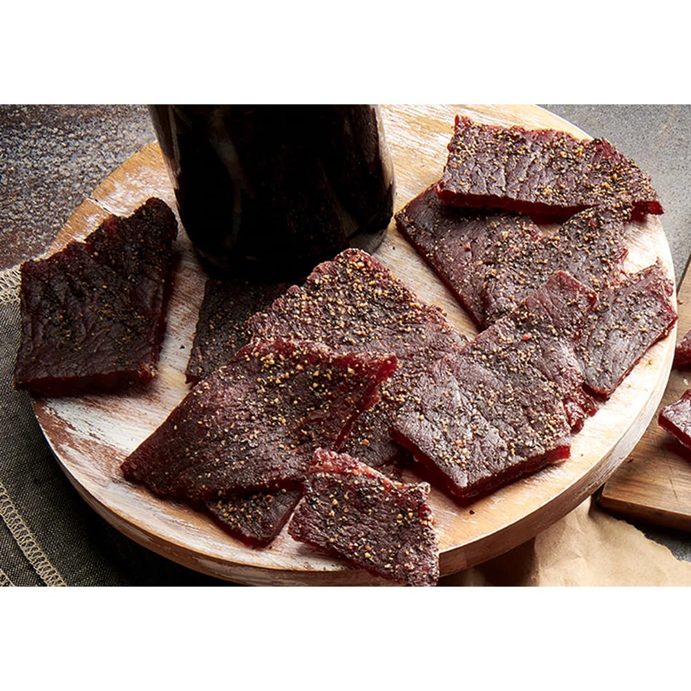 Wild Bills Black Pepper Beef Jerky Starter Kit - 15oz Bag and Jar