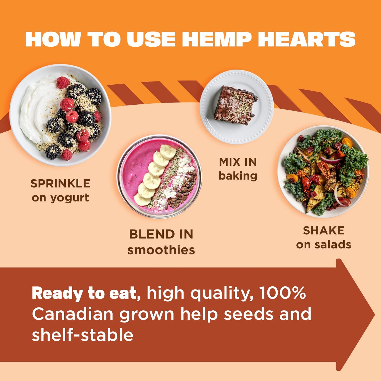 Manitoba Harvest Hemp Seeds, 10g Plant Based Protein & 12g Omega 3 & 6 per Serving | For smoothies, yogurt & salad | Non-GMO, Ve