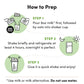 Oats Overnight Vegan Protein Shake Variety Pack - High Protein, High Fiber - 8 Pack + BlenderBottle - Gluten Free, Non-GMO