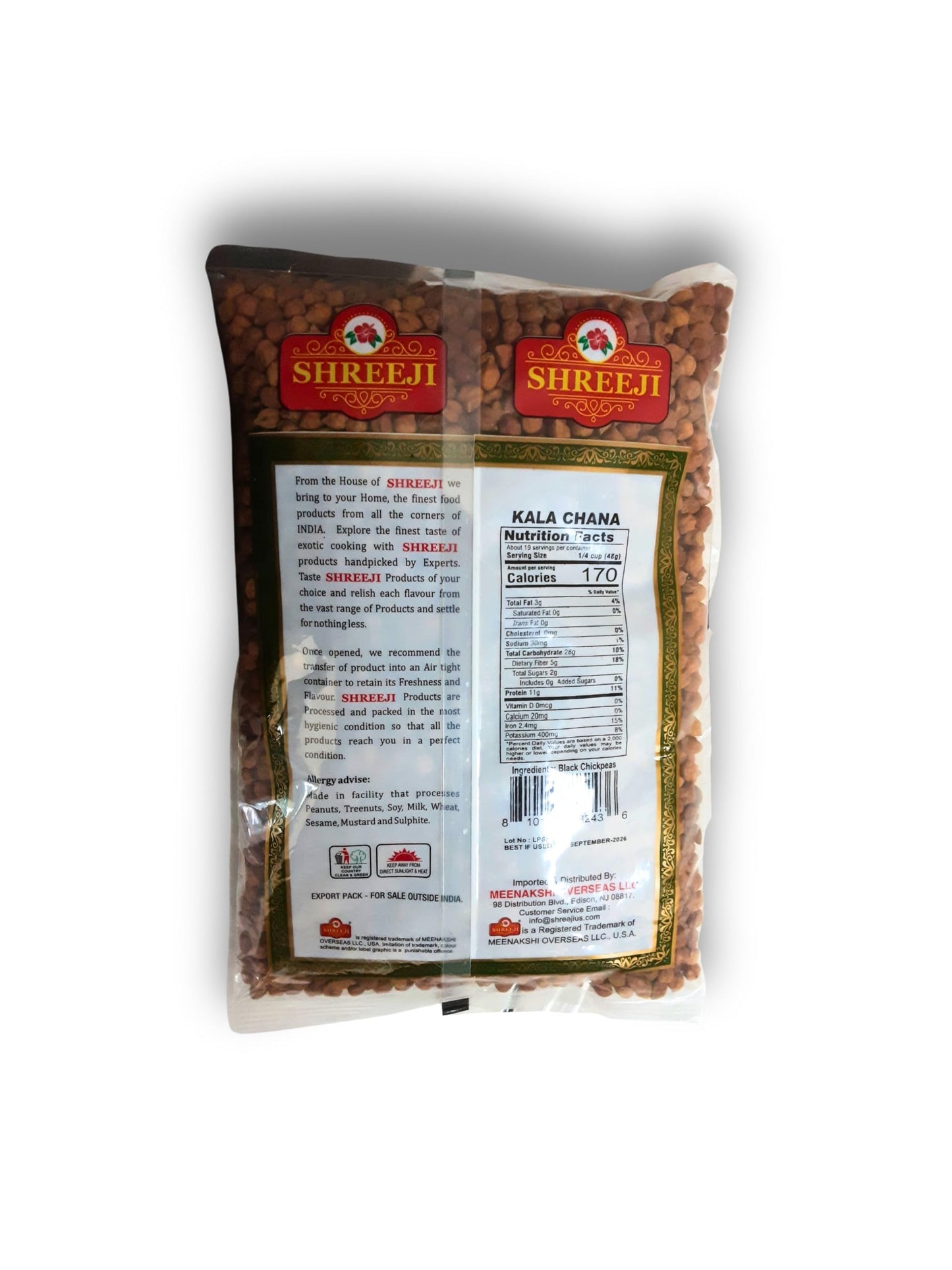 Kala Chana 4Lb (Black Chickpeas)