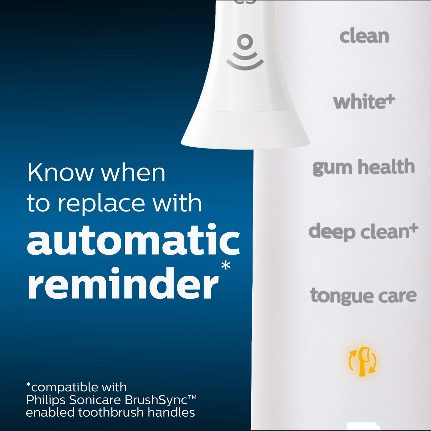 Philips Sonicare Genuine C3 Premium Plaque Control Replacement Toothbrush Heads, 2 Brush Heads, White, Hx9042/65