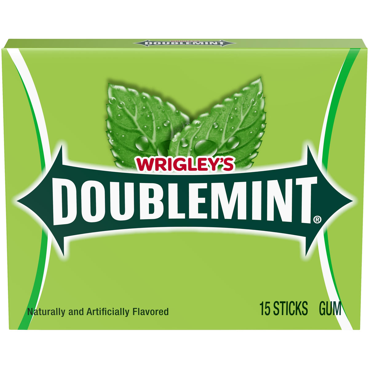 Wrigley Mint Chewing Gum, 15 Stick (Pack Of 4), 60 Gum Pieces