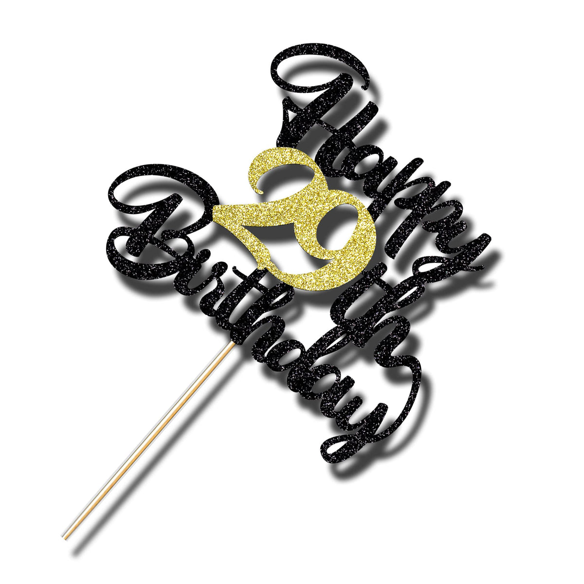 Klionjor 29Th Birthday Cake Topper - Happy Birthday Decoration For 29Th Birthday Party - Gift Plugin
