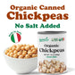 Food To Live Organic Canned Chickpeas, 14 Oz (Pack Of 2) - Unsalted Non-Gmo Garbanzo Beans. Vegan. Good Source Of Fiber And Prot