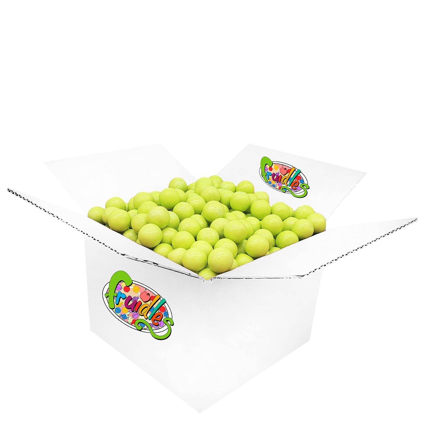 Fruidles Limeade Chewing Gum Balls Flavored Candy Buffet Treats, Machine Size Refills, Kosher Certified Parve, 1 Inch (5 Pounds