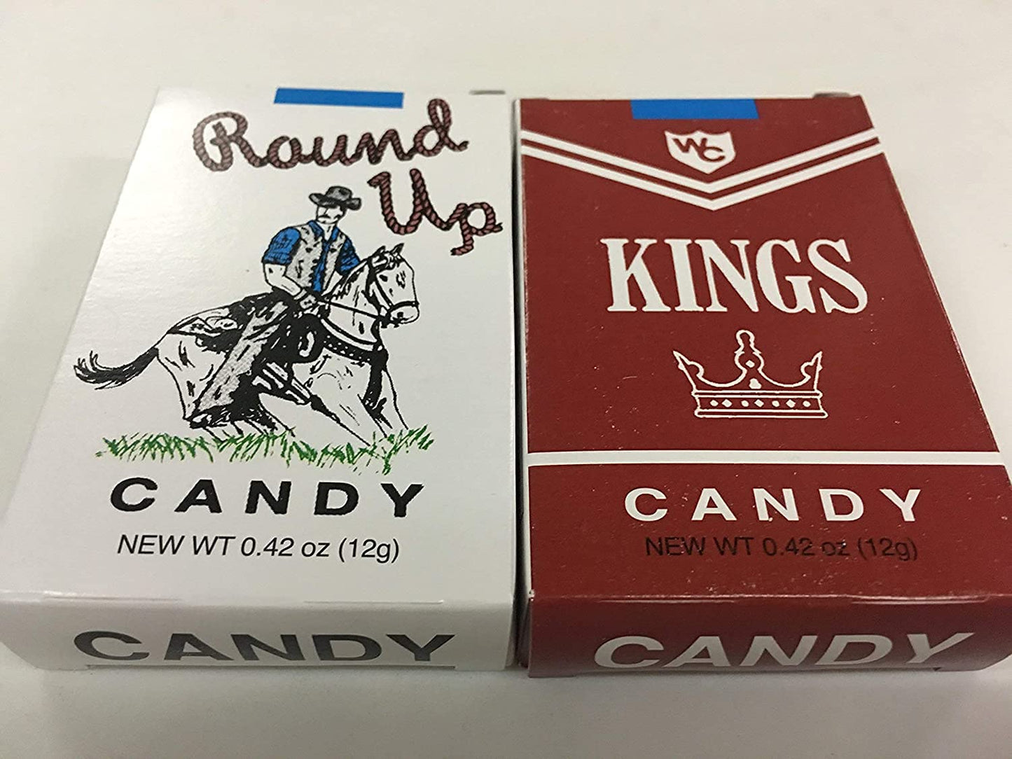 Worlds King Size Candy Cigarettes - 2 Pack - 0.42 Ounce - White - Model 93-L7H1-BD38