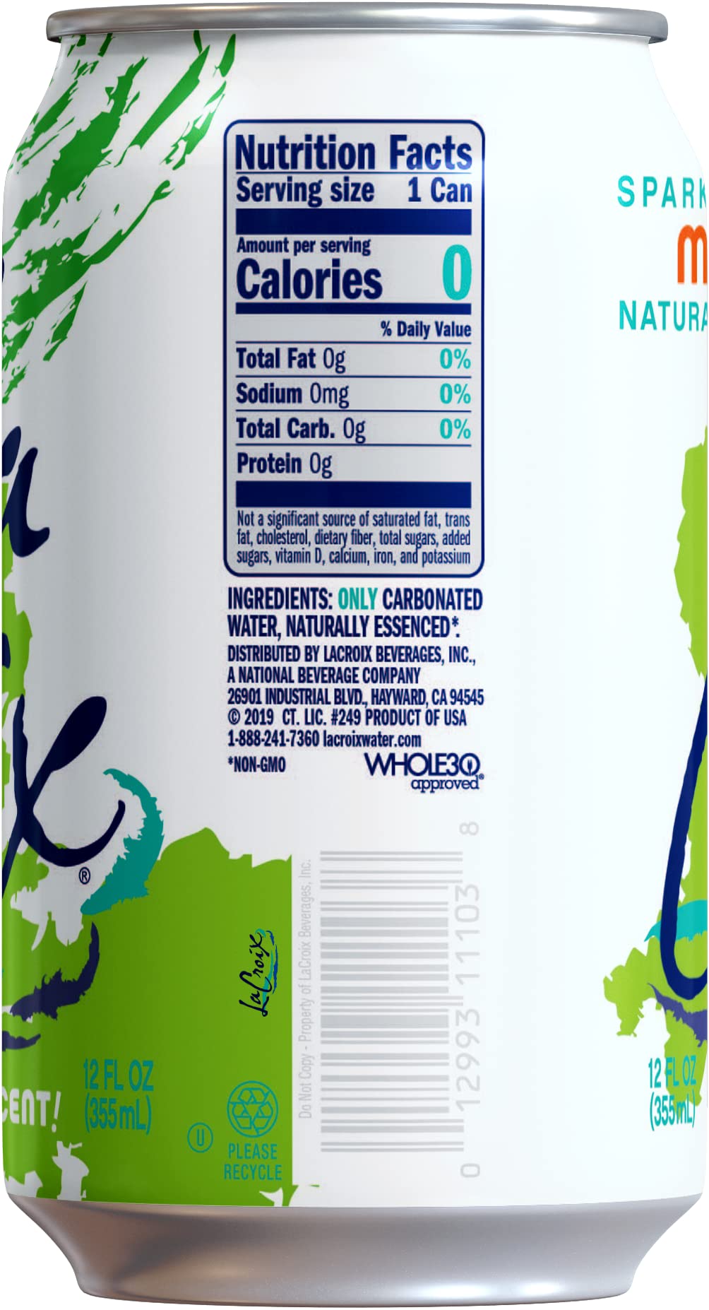 LaCroix Sparkling Water, Mango, 12 Fl Oz (pack of 12)