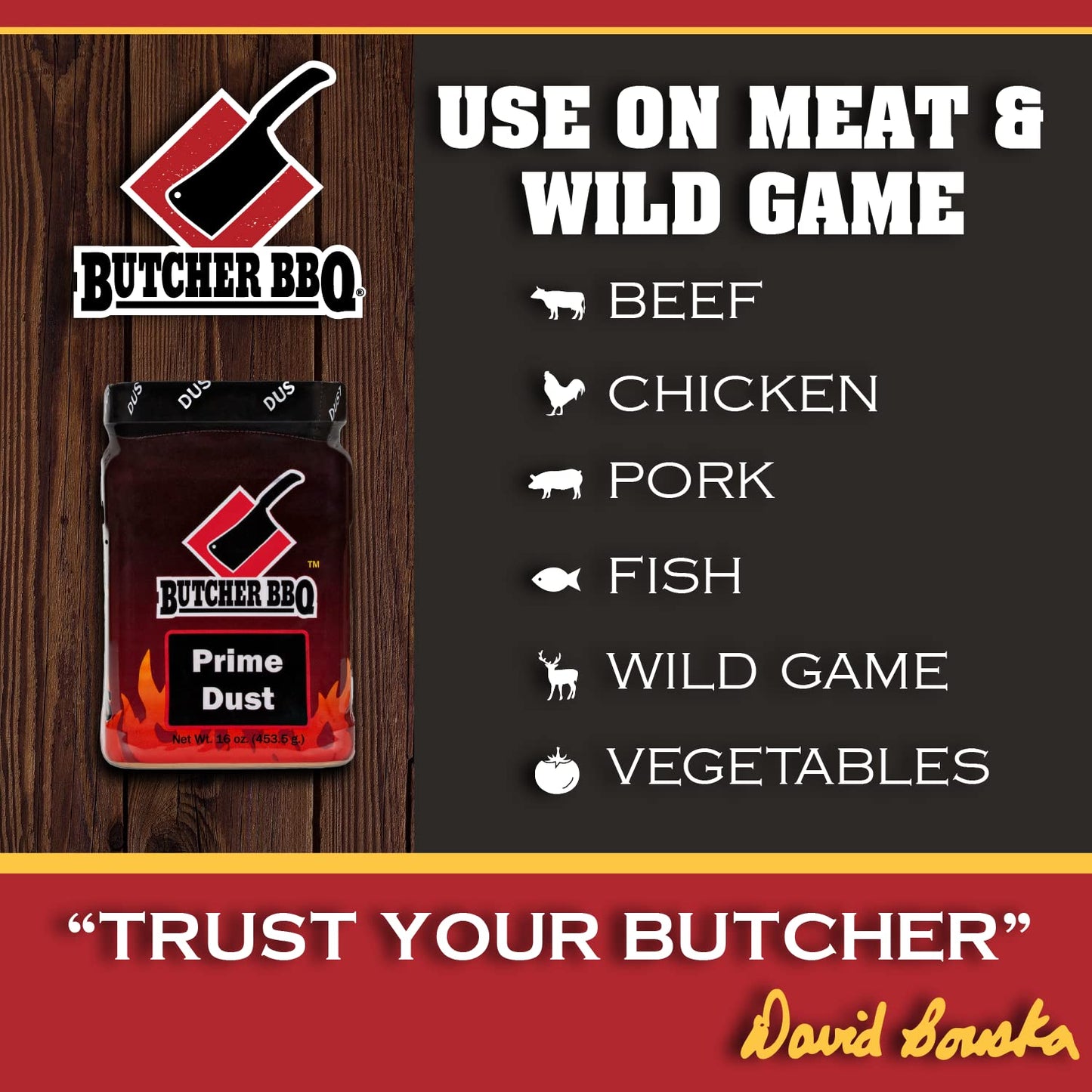 Butcher BBQ 16oz Prime Dust Injection