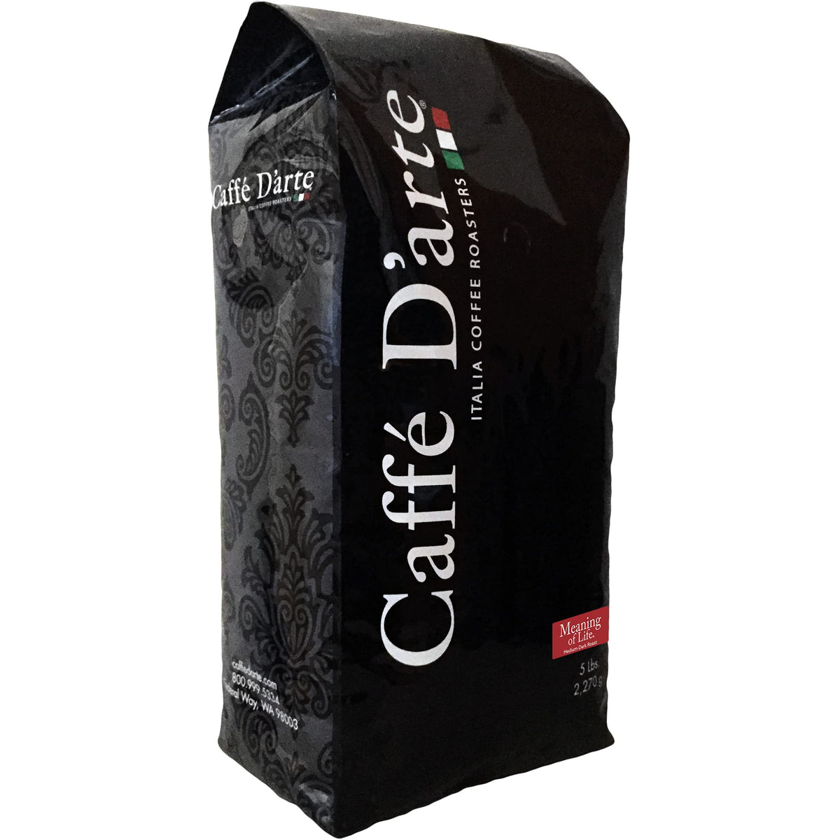 Caffe D'Arte Meaning Of Life Ground Coffee, 5 Pound