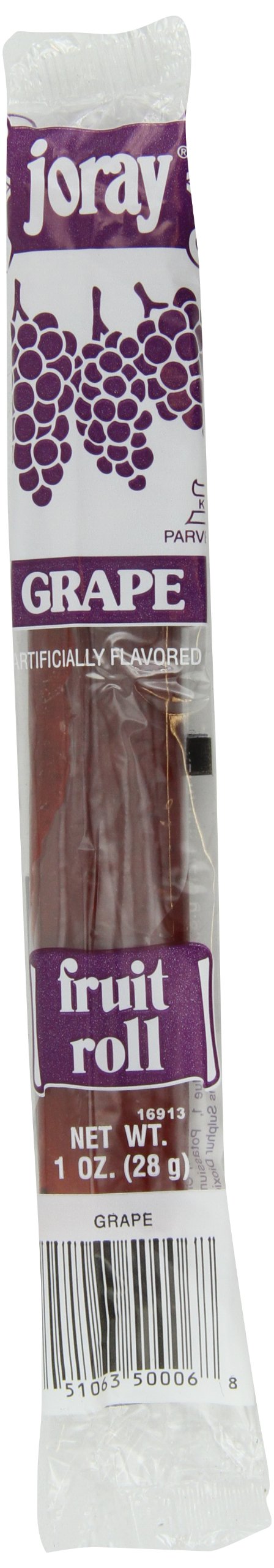 Joray Fruit Roll, Grape, 1-Ounce Units (Pack of 48)
