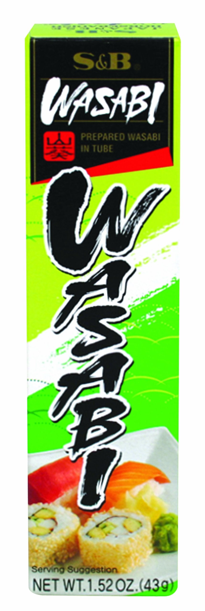 S&B Prepared Wasabi in Tube, 1.52-Ounce