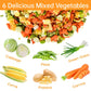 16Oz Dehydrated Freeze Dried Vegetables - 100% Natural Large Packaging Ramen Toppings, 6 Mixed Vegetable Flakes, No Gluten & No Allergen, Dry Veggie For Cooking, Camping, Emergency Supply